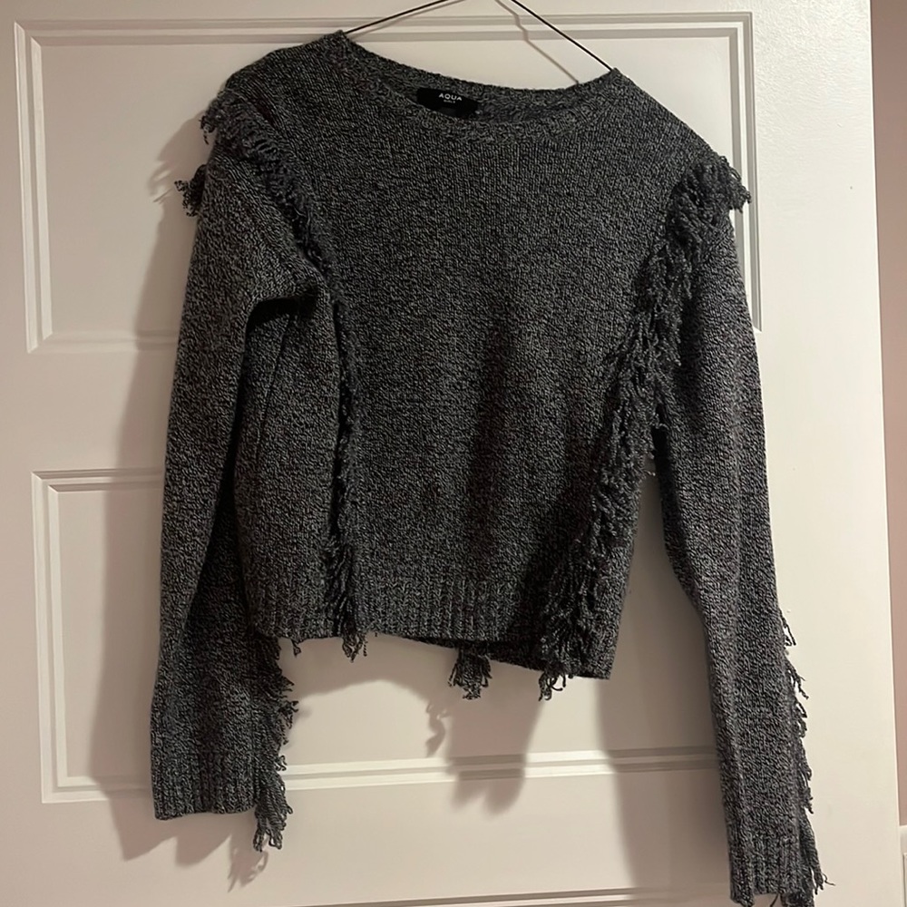Aqua Cashmere Sweater (Kids Size Large)